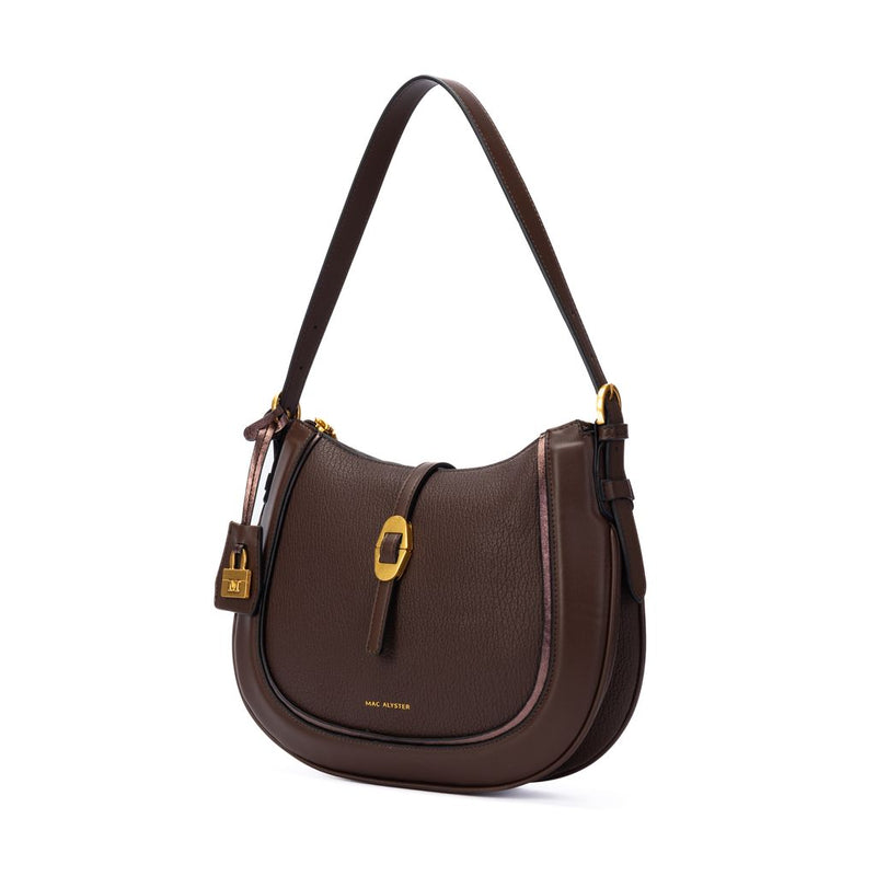 Sac besace Mac alyster NS-675-02-CHOCOLAT