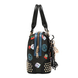 Nicole Lee-Sac à main-Bon voyage-Noir