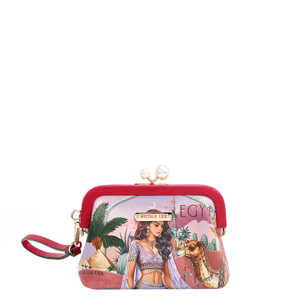 Porte monnaie Nicole Lee  PRT7400 REINE CLÉOPÂTRE