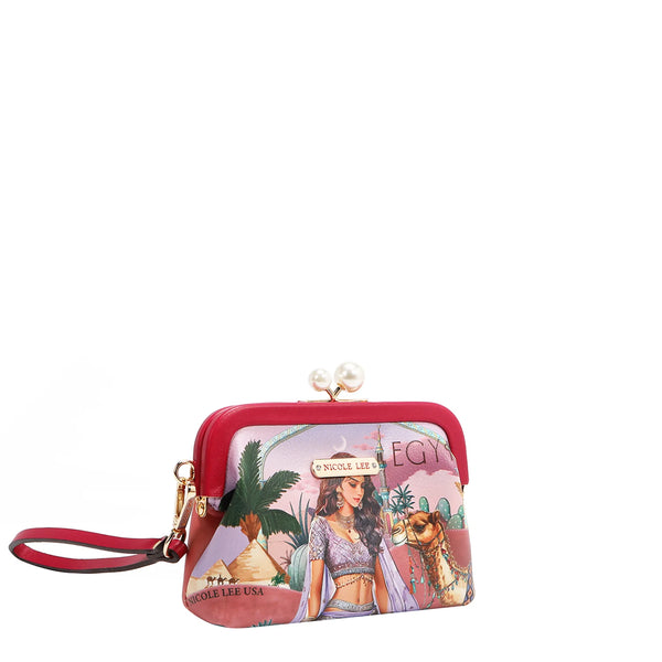 Porte monnaie Nicole Lee  PRT7400 REINE CLÉOPÂTRE