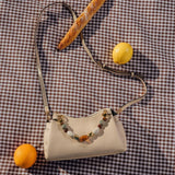 Lollipops – Grand sac porté épaule- Stefie- ivoire