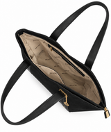 Mac Alyster- Sac cabas-Alys daim-Noir