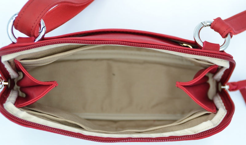 Jean louis foures : sac bandoulière cuir vachette , extra souple , avec bandoulière , poches exterieures et interieures , référence b729